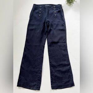 Banana Republic Navy Wide Leg Pants